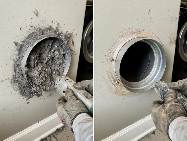Professional clogged vent cleaning by Warren Dryer Vent Cleaning in Warren