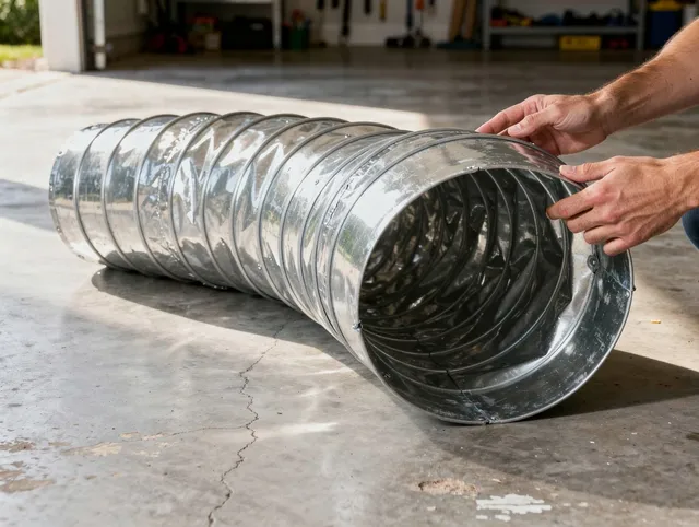 Warren Dryer Vent Cleaning specialist using advanced equipment for thorough duct cleaning in Warren