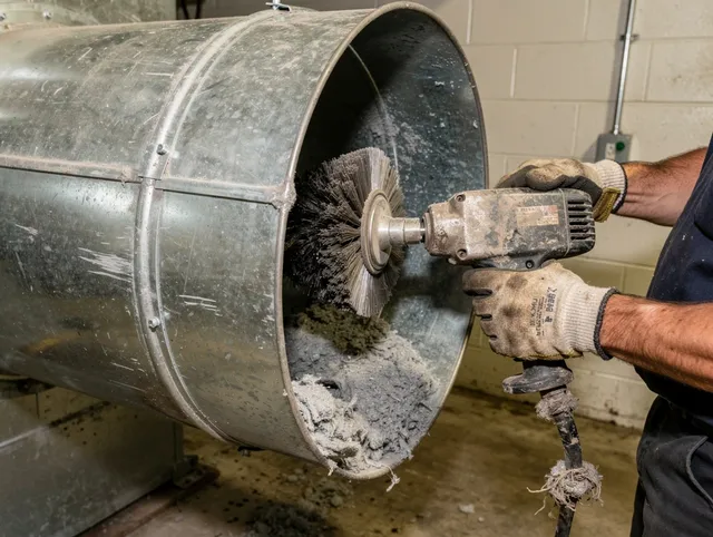 Industrial-grade dryer vent cleaning by Warren Dryer Vent Cleaning in Warren